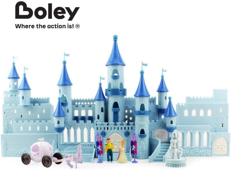 Photo 1 of Boley Princess Castle Dollhouse - Small Plastic Doll House Pop-Up Castle Kit 