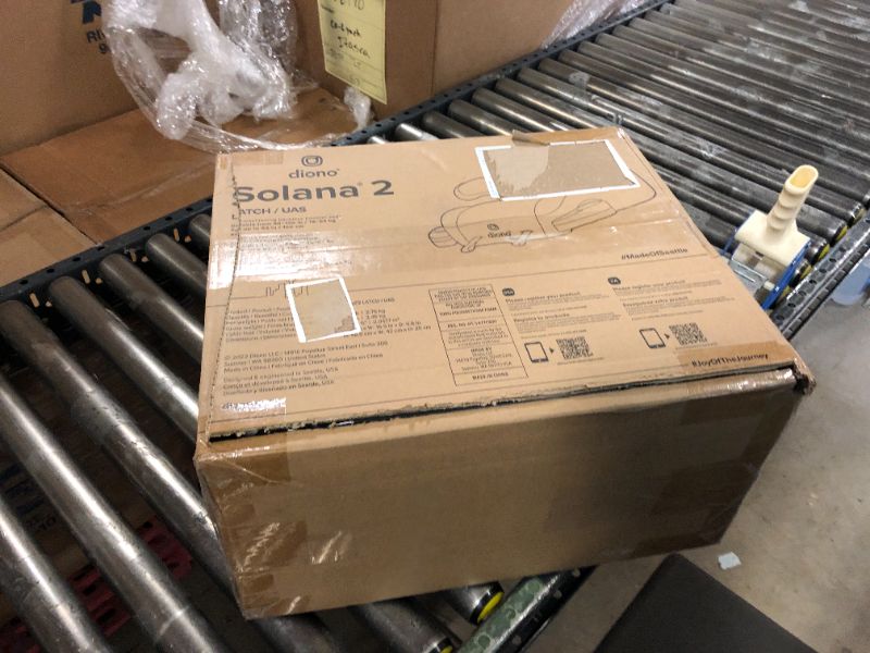 Photo 1 of Diono Solana 2 XL 2022, Dual Latch Connectors, Lightweight Backless Belt-Positioning Booster Car Seat, 8 Years 1 Booster Seat, Black NEW! LATCH Connect Single Black