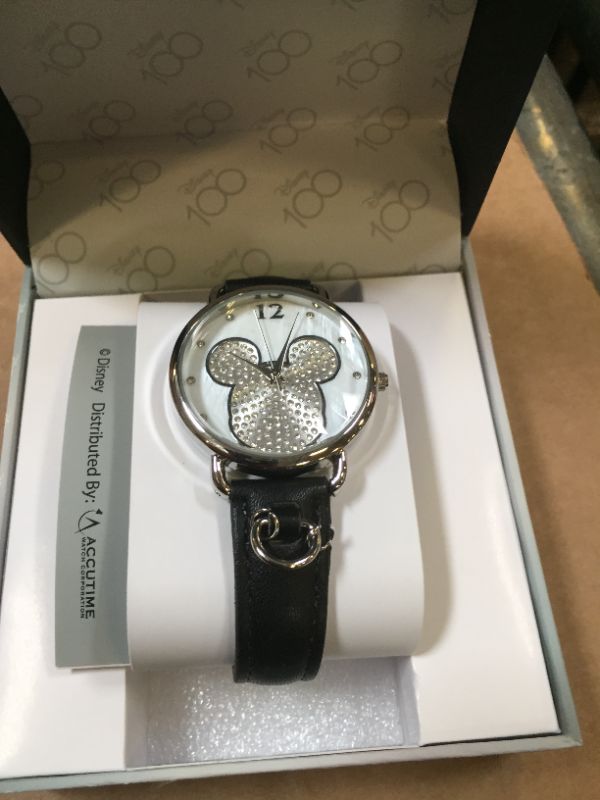 Photo 1 of Disney Mickey Mouse Adult Classic Strap Watch
