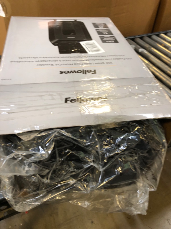 Photo 2 of Fellowes AutoMax 100MA Micro-Cut 100MA Home Office/Small Office Auto Feed 2-in-1 Paper Shredder with 100-Sheet Capacity