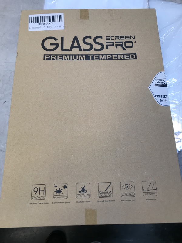 Photo 1 of GLASS SCREEN PRO PREMIUM TEMPERED 15" SCREEN PROTECTOR
