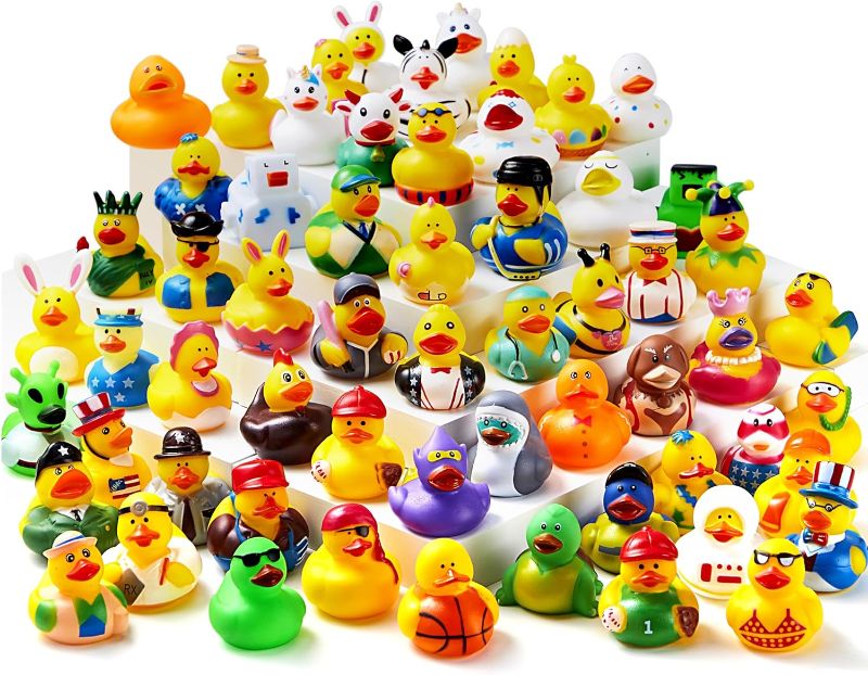 Photo 1 of 120 Piece Rubber Duck Party Favors