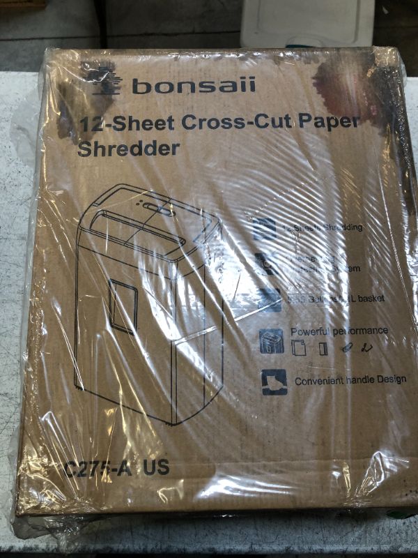 Photo 1 of 12 Sheet Cross Cut Paper Shredder