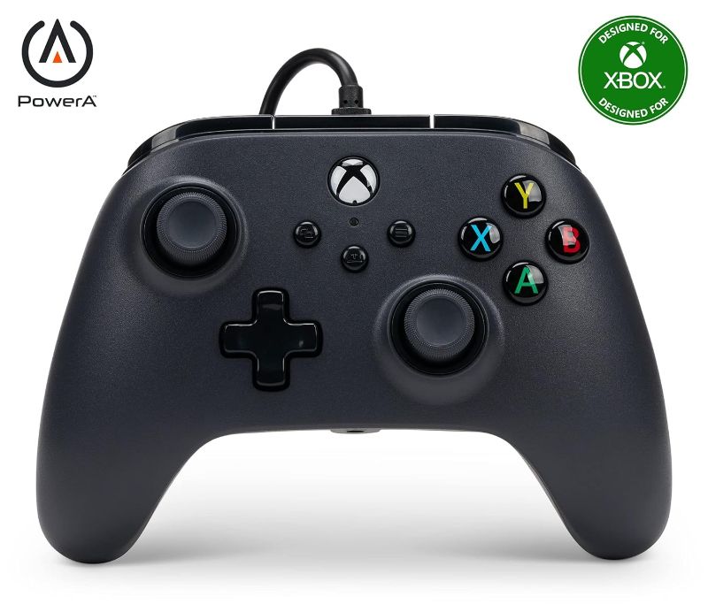 Photo 1 of PowerA Wired Controller For Xbox Series X|S - Black, Gamepad, Video Game Controller Works with Xbox One