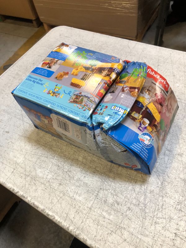 Photo 1 of Fisher-Price Little People Toddler Toy Nativity Set with Music Lights and 18 Pieces for Christmas Play Ages 1+ years