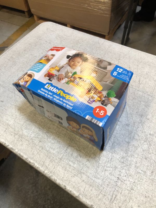 Photo 1 of Fisher-Price Little People Toddler Toy Nativity Set with Music Lights and 18 Pieces for Christmas Play Ages 1+ years