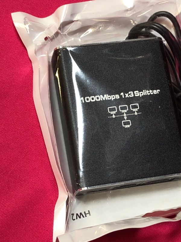 Photo 1 of Gigabit Ethernet Splitter High Speed 1 to 3, 1000Mbps either Ethernet Splitter[3 Devices Simultaneous Networking], Internet Splitter Adapter with USB Power Cable, RJ45 Splitter for Cat5/5e/6/7/8 Cable