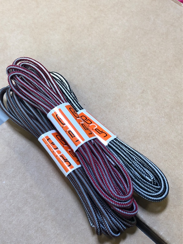 Photo 2 of 3 Pair Boot Shoe Laces, Round Shoelaces for Athletic Running Hiking Sneakers Shoes Boot 