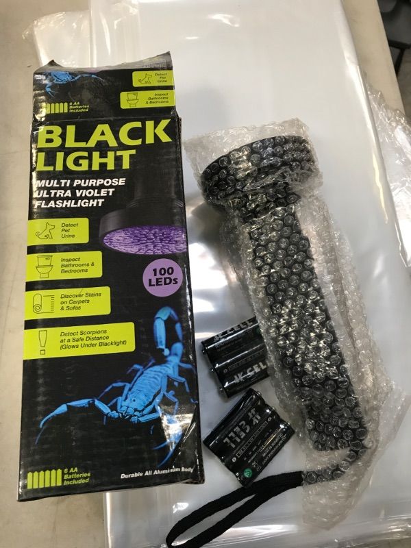 Photo 1 of 100 LED UV Black Light for Scorpion Detection
