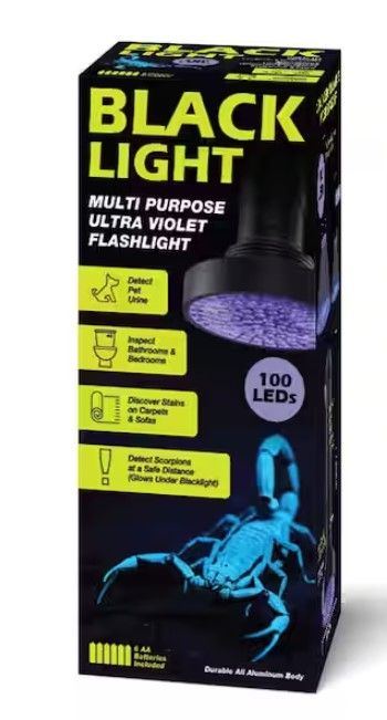 Photo 1 of 100 LED UV Black Light for Scorpion Detection
