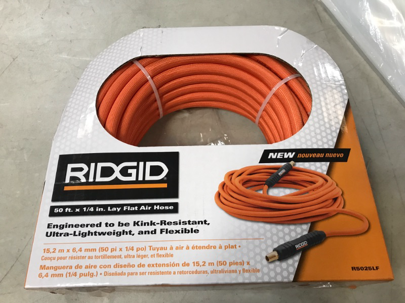 Photo 2 of RIDGID 1/4 in. 50 ft. Lay Flat Air Hose