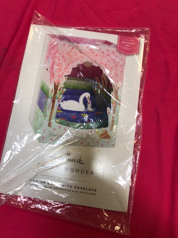 Photo 2 of Hallmark Paper Wonder 3D Pop Up Mothers Day Card (Swans), Model Number: 899MBC1099