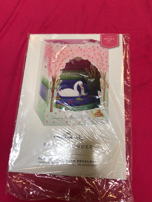Photo 1 of Hallmark Paper Wonder 3D Pop Up Mothers Day Card (Swans), Model Number: 899MBC1099