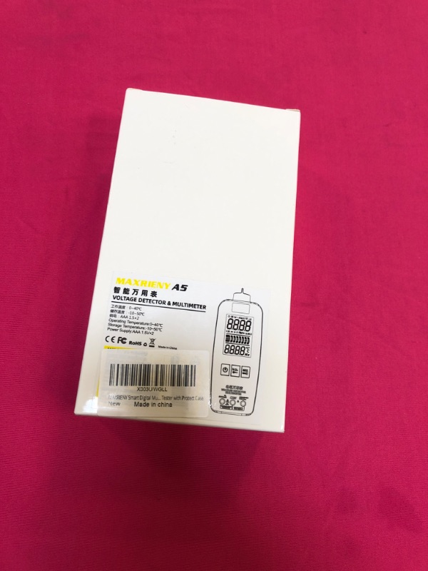 Photo 1 of Smart Digital Multimeter Electrical Amp Tester 6000 Counts Voltmeter Ammeter VFC Capacitance Temperature Current Diode Ohm Hz Continuity V-Alert Voltage Tester with Protect Case