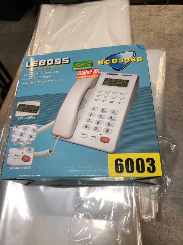 Photo 1 of ZXZCTTC Cable Telephone with Caller ID/Call Waiting, Home Telephone, Home Office Hotel Hands-Free Telephone, Cable Telephone? (Black)