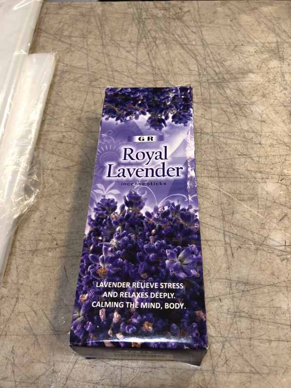 Photo 2 of AMASSIVEROCK Lavender Incense Sticks Pack of 120 Incense Palo Santo Citronella Incense Stick with Plant Based Essential Oils Insence-Sticks Lavanda 6 Pack