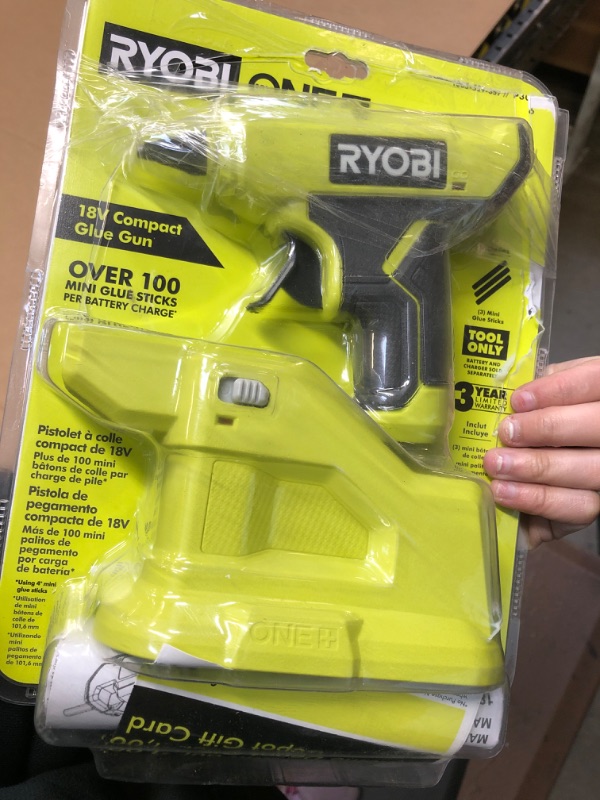 Photo 2 of Ryobi 18V Cordless Compact Glue Gun Tool ONLY Small, Compact, Mini