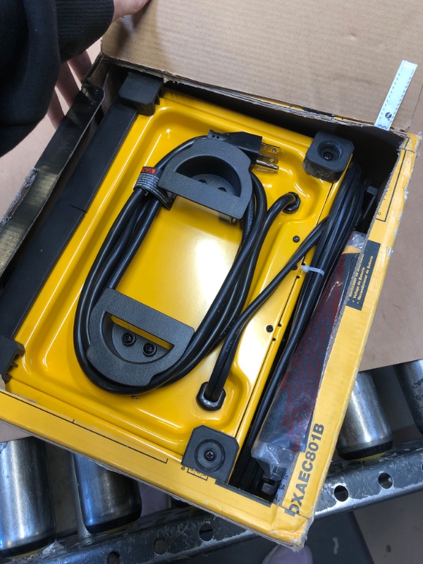 Photo 2 of DEWALT DXAEC801B 30 Amp Bench Battery Charger: 80 Amp Engine Start, 2 Amp Maintainer, 120V AC Outlet, 3.1A USB Port, Battery Clamps Single Battery Charger