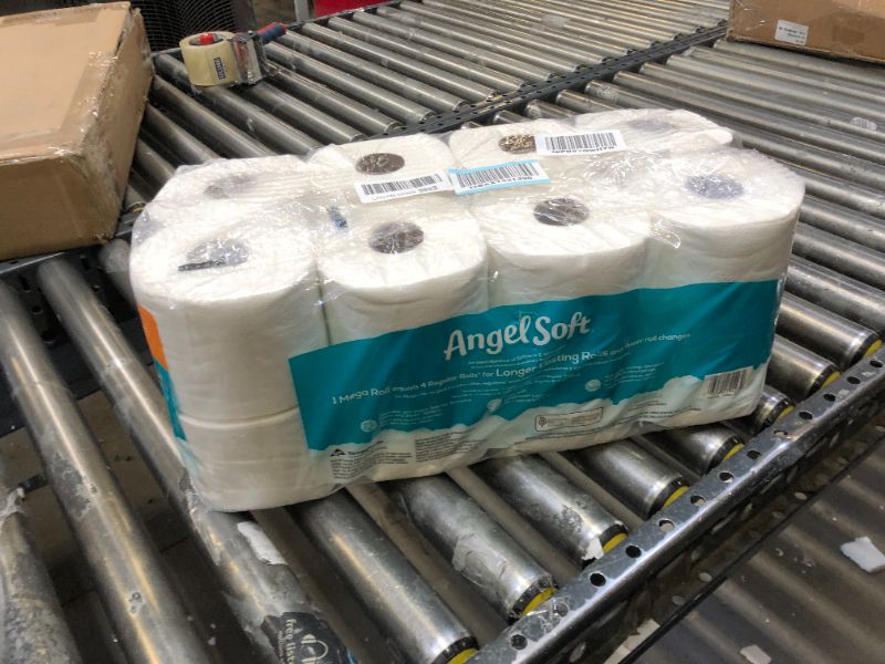 Photo 2 of Angel Soft® Toilet Paper, 16 Mega Rolls = 64 Regular Rolls, 2-Ply Bath Tissue