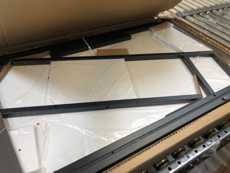 Photo 1 of CubiCubi Computer Desk with 2 Storage Drawers, Home Office Writing Desk, Study Table for Small Space, (White, Storage Shelves) 47 inch Snow White