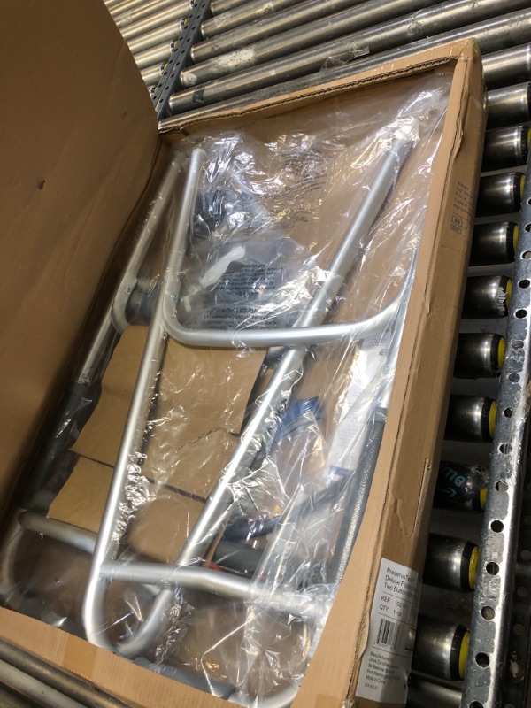 Photo 1 of Drive Medical 10210-1 Deluxe 2-Button Folding Walker with Wheels