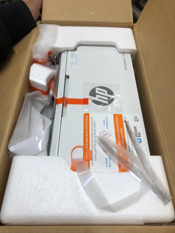 Photo 1 of HP LaserJet M110we Wireless Black and White Printer 