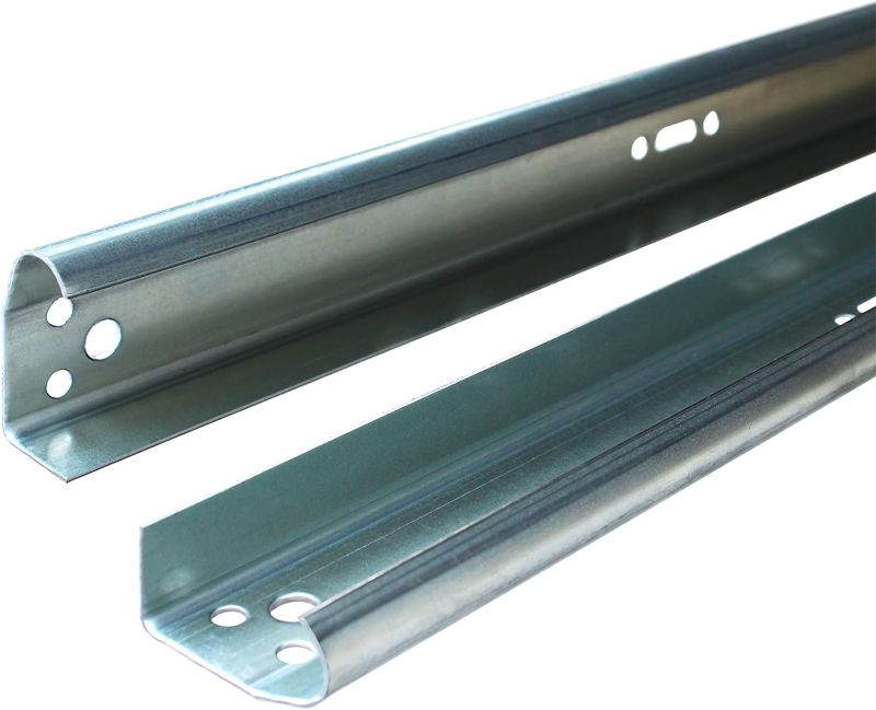 Photo 1 of  Left and Right Track Rails for Residential/Light Commercial Side Tracks for 2-inch Rollers Garage Door Parts