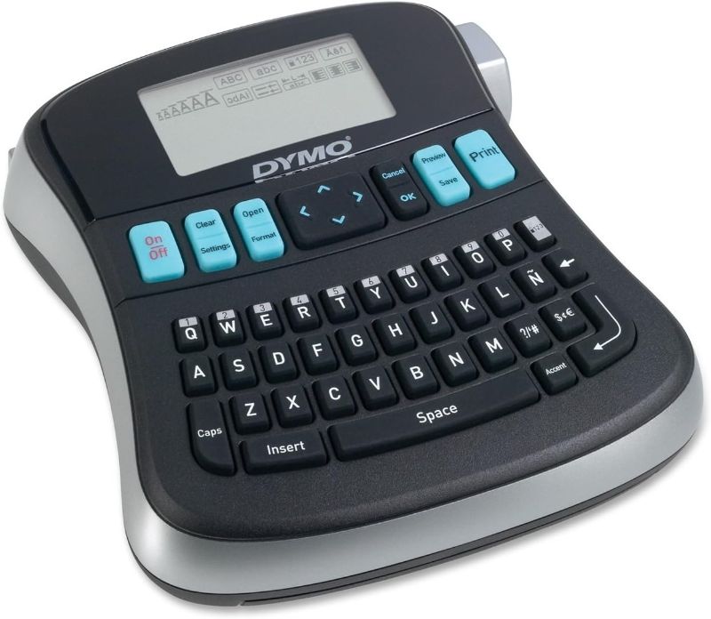 Photo 1 of DYMO Desktop Label Maker | LabelManager 210D All-Purpose Portable Label Maker, Easy-to-Use, One-Touch Smart Keys, QWERTY Keyboard, Large Display, For Home & Office Organization
