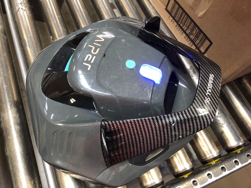 Photo 1 of (2023 Upgrade) AIPER Seagull SE Cordless Robotic Pool Cleaner, Pool Vacuum Lasts 90 Mins, LED Indicator, Self-Parking, Ideal for Above/In-Ground Flat Pools up to 40 Feet - Gray