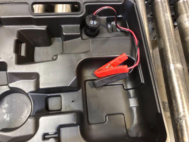 Photo 1 of E-HEELP Electric Car Jack Kit 5Ton 12V Hydraulic Car Jack Lift (Lifting Range: 6.1~17.7 inch) with Electric Impact Wrench for SUV MPV Sedan Truck Change Tires Garage Repair 17.7 in Orange