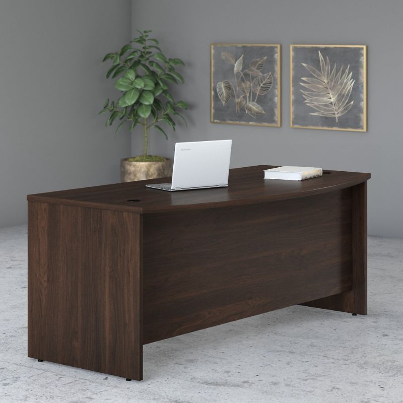 Photo 1 of Bush Business Furniture Studio C 72W X 36D Bow Front Desk
