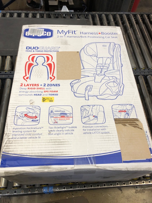 Photo 3 of Chicco MyFit Harness + Booster Car Seat, Fathom