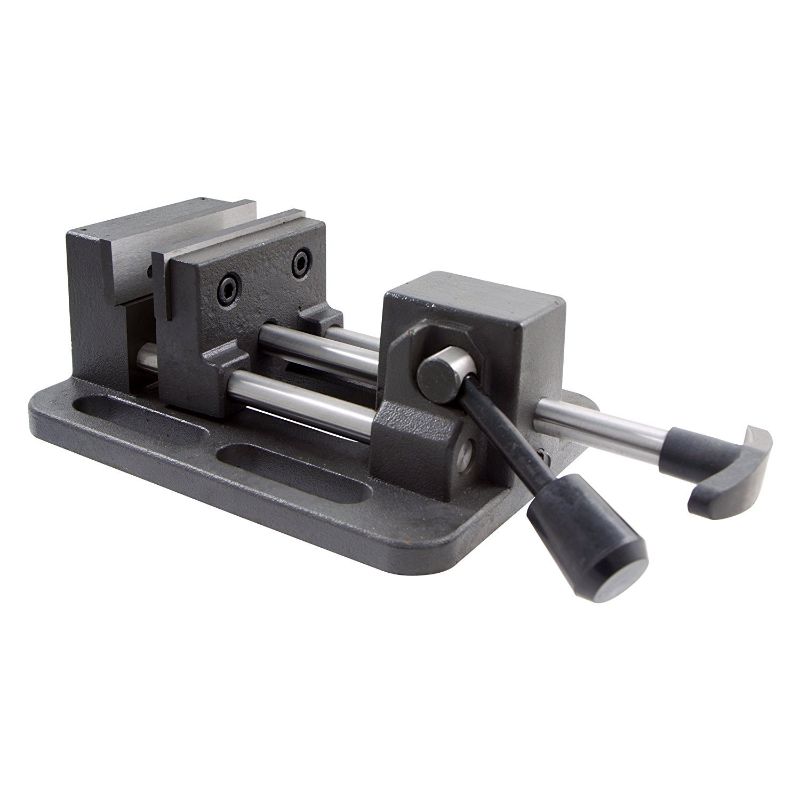 Photo 1 of  High Grade Iron Quick Slide Drill Press Vise, 3" Width x 1.25" Depth Jaw, 3.5" Jaw Opening