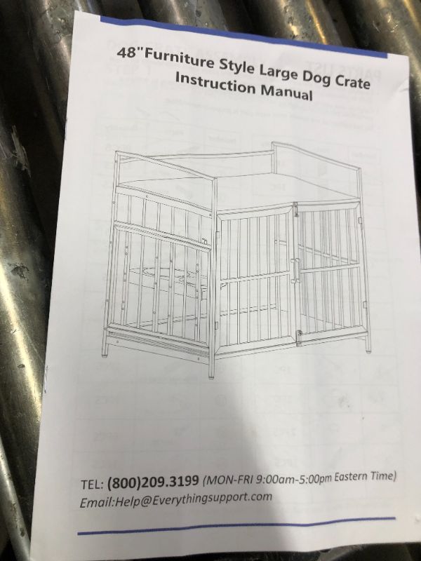 Photo 1 of 48" Furniture Style Large Dog Crate 