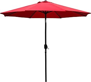 Photo 1 of   red canopy umbrella 