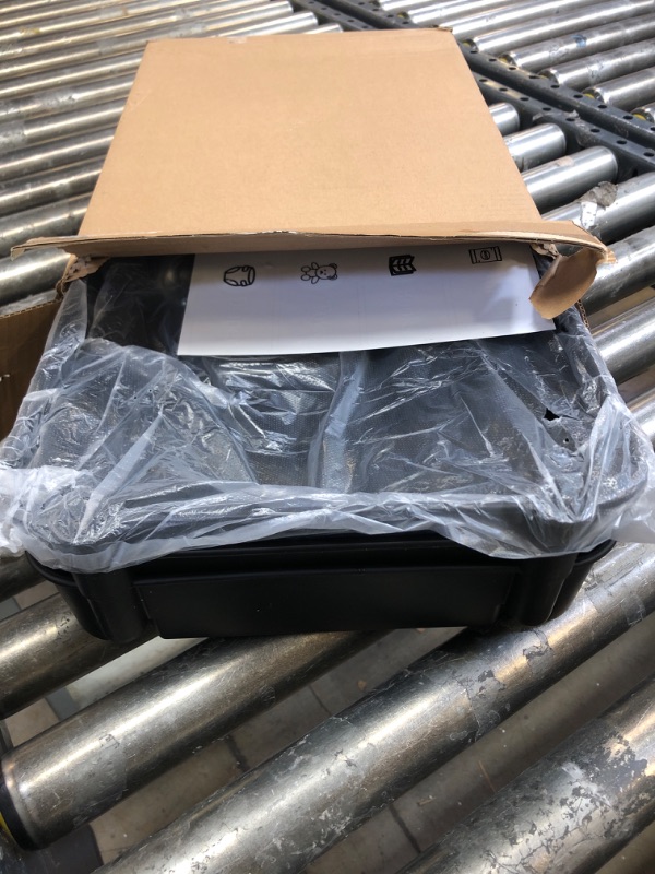 Photo 1 of Laiensia 3-Tier Storage Cart,Multifunction Utility Rolling Cart Kitchen Storage Organizer,Mobile Shelving Unit Cart with Lockable Wheels for Bathroom,Laundry,Living Room,With Classified Stickers,Black 3-Tier Black