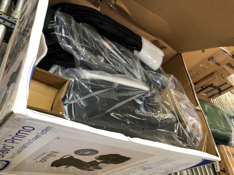 Photo 1 of Chicco Bravo Primo Trio Travel System, Bravo Primo Quick-Fold Stroller with Chicco KeyFit 35 Zip Extended-Use Infant Car Seat, Car Seat and Stroller Combo | Springhill/Black Springhill Bravo Primo