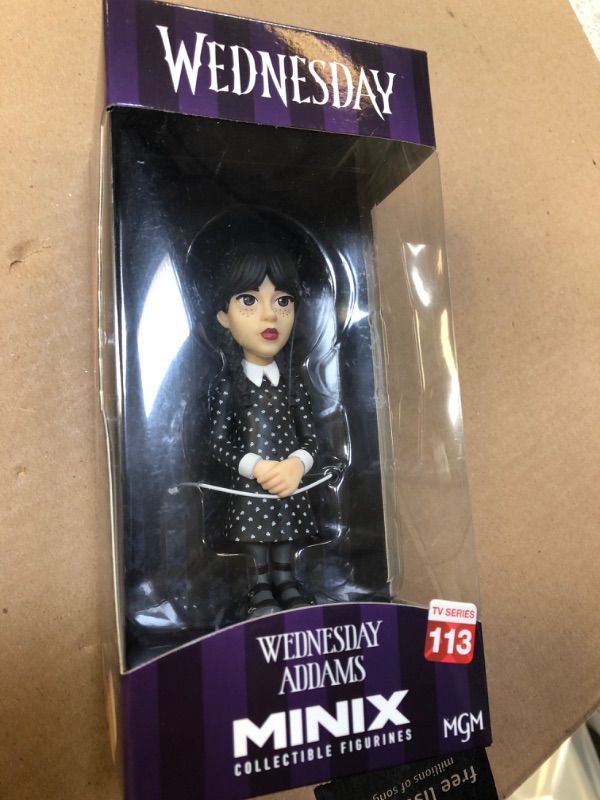 Photo 2 of Mego Wednesday: Wednesday Addams Minix Vinyl Figure