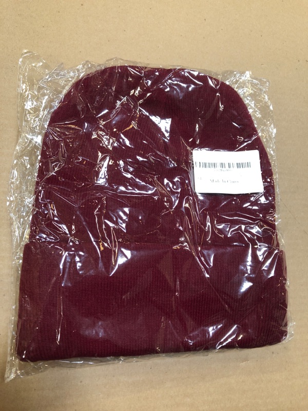 Photo 1 of MAROON WINTER BEANIE 