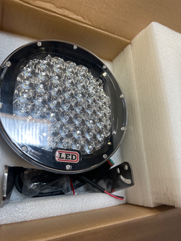 Photo 1 of GYSPIRIT 9'' inch 225W Round LED Work Light Spot Driving Lamp Headlight Offroad ATV Truck(2pcs)