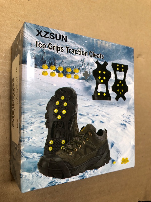 Photo 1 of XZSUN ICE GRIPS TRACTION CLEATS SIZE SMALL 
