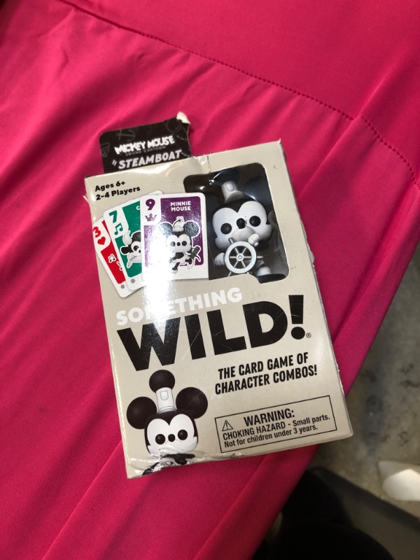 Photo 2 of Funko Pop! Games: Something Wild! Disney Mickey Mouse Card Game - Steamboat Willie with Chase (Styles May Vary)