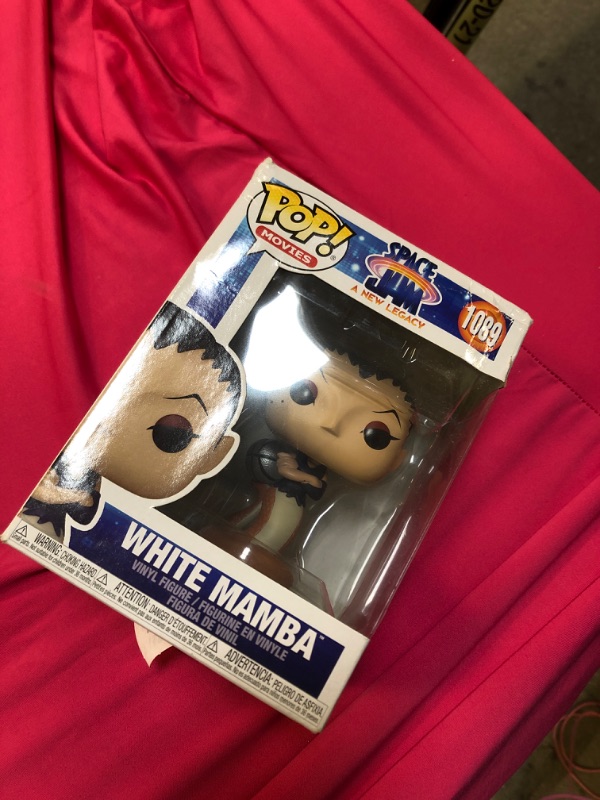 Photo 2 of 
Roll over image to zoom in
Funko POP Pop! Movies: Space Jam, A New Legacy - White Mamba, Multicolor, 3.75 inches, 56230 