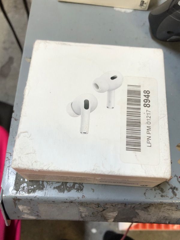 Photo 2 of Apple AirPods Pro (2nd Generation) Wireless Ear Buds with USB-C Charging, Up to 2X More Active Noise Cancelling Bluetooth Headphones, Transparency Mode,...
 