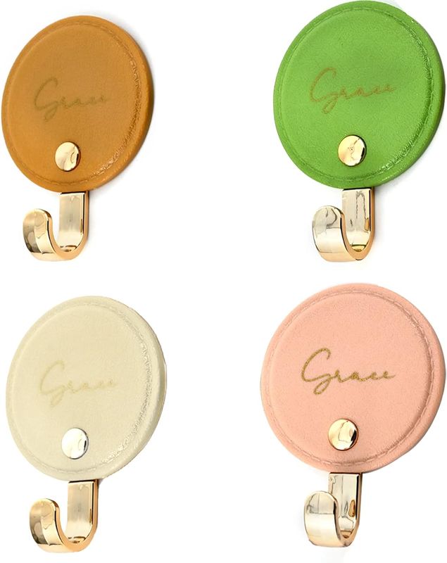 Photo 1 of Adhesive Hooks, Key Hooks for Wall Decorative Key Holder Rack Self Adhesive,Wall Hooks for Hanging Can be Use for Entryway/Door/Livingroom/Bathroom/Kitchen/Office(4 Multicolor)
 