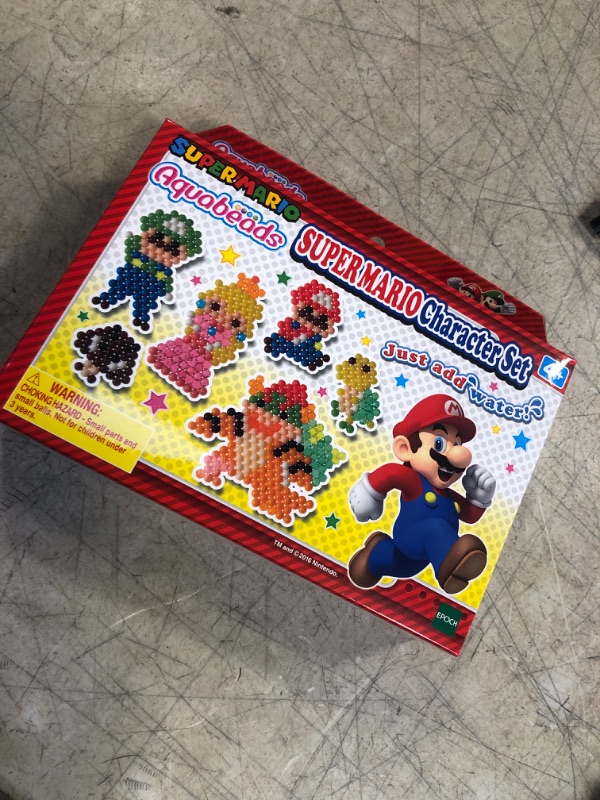 Photo 2 of Aquabeads Super Mario Character Set, Complete Arts & Crafts Kit for Children, Multicolor
