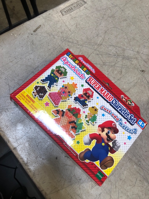 Photo 2 of Aquabeads Super Mario Character Set, Complete Arts & Crafts Kit for Children, Multicolor
