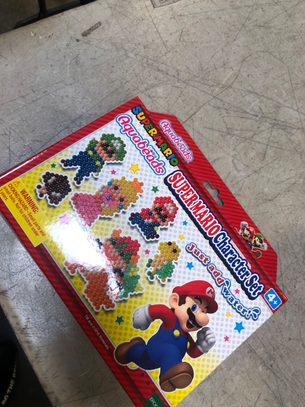 Photo 1 of Aquabeads Super Mario Character Set, Complete Arts & Crafts Kit for Children, Multicolor
