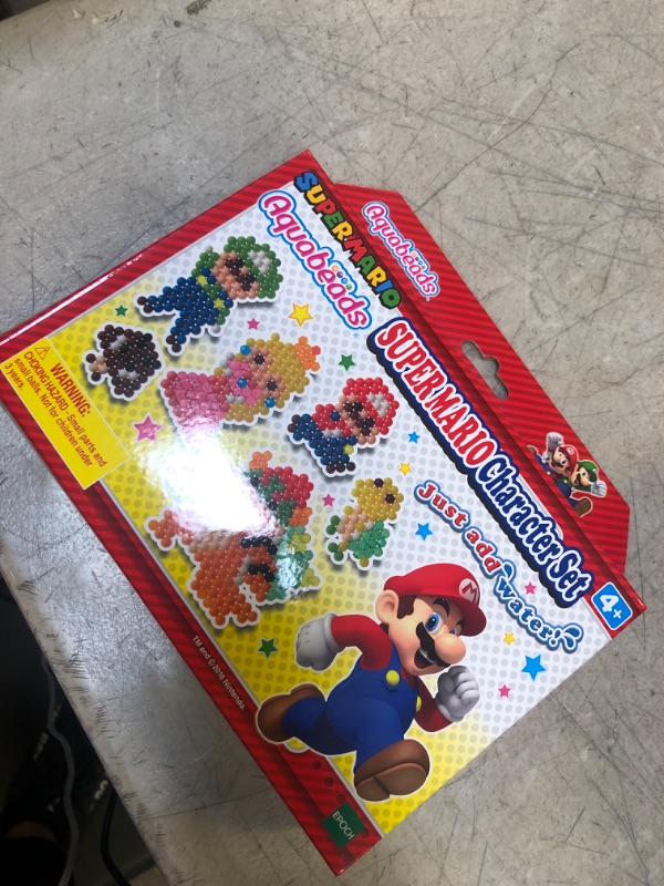 Photo 2 of Aquabeads Super Mario Character Set, Complete Arts & Crafts Kit for Children, Multicolor
