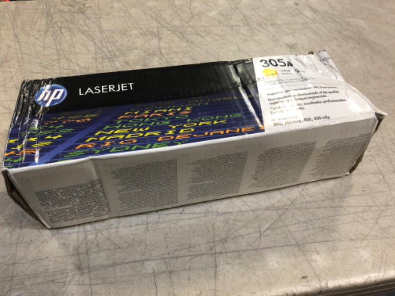 Photo 2 of HP 305A Yellow Toner Cartridge | Works with HP LaserJet Pro 300 M351, HP LaserJet Pro 300 MFP M375, HP LaserJet Pro 400 M451, HP LaserJet Pro 400 MFP M475 Series | CE412A
